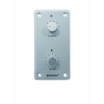 Omnitronic Inbouw (in muur of meubel) PA-volumeregelaar en -programmakiezer Zilver, Aluminium Omnitronic Inbouw (in muur of meubel) PA-volumeregelaar en -programmakiezer Zilver, Aluminium