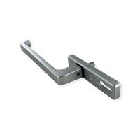 GU greep enkel met kom - Dirigent - cilindergat - aluminium - thumbnail