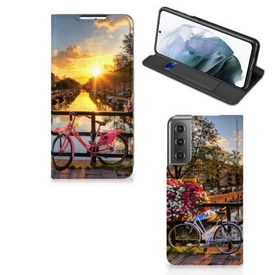 Samsung Galaxy S21 FE | Book Cover | Amsterdamse Grachten