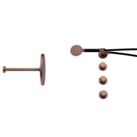 Hotbath Cobber - CB7067 - Inbouw Regendoucheset - Geborsteld Koper PVD - 2 Stopkranen - Thermostatisch - Plafondbuis 30 cm - Hoofddouche 300 mm - Ronde Handdouche 3 Standen - met M106 - Waterbesparend - V01 - thumbnail