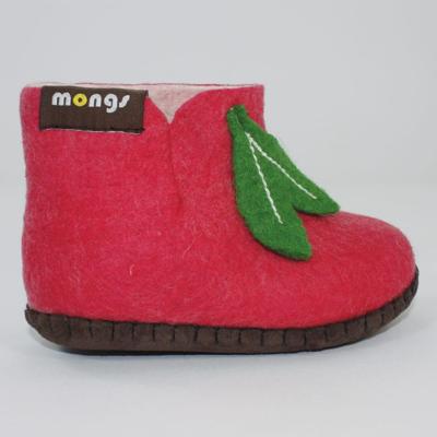 Kinderpantoffels van Vilt (Roze - Maat 26) Kinderpantoffels van Vilt (Roze - Maat 26)