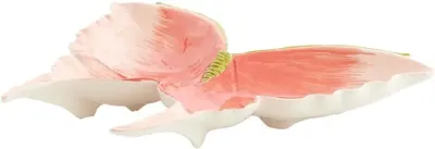 Light & Living schaal keramiek butterfly 26.5x24.5x3.5cm roze