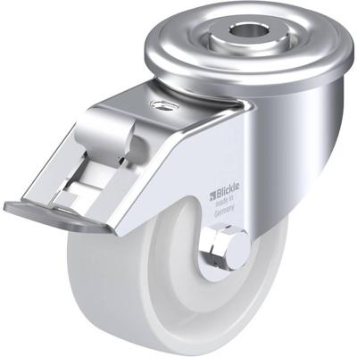 Blickle LER-PO 80KA-FI Zwenkwiel met rem Wieldiameter: 80 mm Draagvermogen (max.): 150 kg 1 stuk(s)