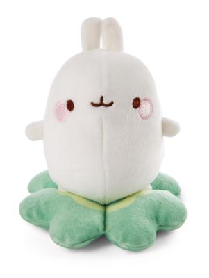 Molang Molang knuffeltje op klaver - 12 cm