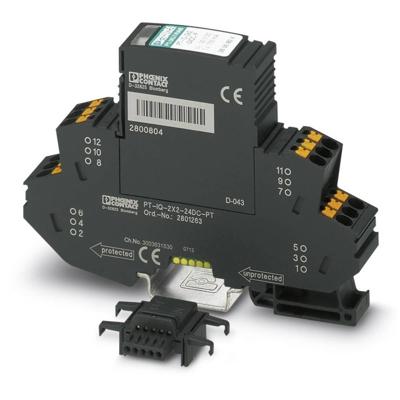 Phoenix Contact 2801271 PT-IQ-4X1-24DC-PT Overspanningsveilige afleider Overspanningsbeveiliging voor: Verdeelkast 10 kA 1 stuk(s) Phoenix Contact 2801271 PT-IQ-4X1-24DC-PT Overspanningsveilige afleider Overspanningsbeveiliging voor: Verdeelkast 10 kA 1 stuk(s)