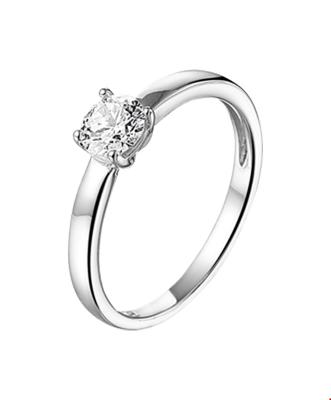TFT Ring Zirkonia Zilver Gerhodineerd