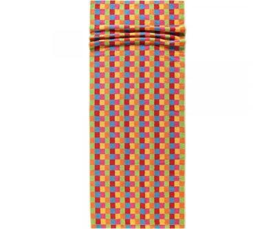Cawö Cawö Lifestyle Karo Saunahanddoek 7017 Multi-25 70x180