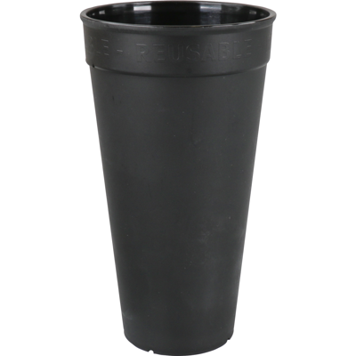 ÖkoCup | Beker | PP | reusable | 500ml | zwart | 80 stuks