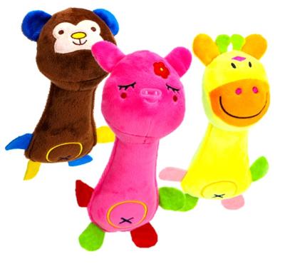 Nobleza Hondenspeelgoed - Pluche knuffel met piep