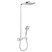 Hansgrohe Raindance Select E Showerpipe 300 3jet met ShowerTablet Select 300, wit/chroom - thumbnail