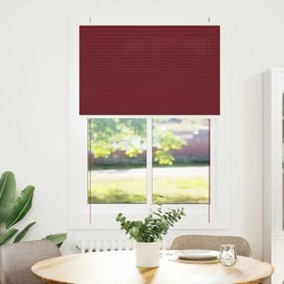 Pliss rolgordijn 95x150 cm stofbreedte 94,4 cm bordeauxrood