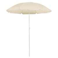 Parasol met stalen paal 180 cm zandkleurig - thumbnail