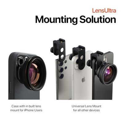 Shiftcam LensUltra 75mm lange afstand Macrolens - Black Shiftcam LensUltra 75mm lange afstand Macrolens - Black