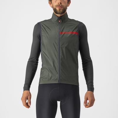 Castelli Squadra stretch mouwloos vest groen heren M Castelli Squadra stretch mouwloos vest groen heren M