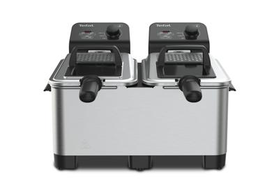 Tefal FR3610 Double PRO Friteuse 2x 3,5L 3600W Zwart/RVS