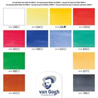 Van Gogh Aquarelverf Set In Metalen Blik - thumbnail