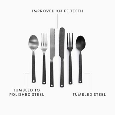 Barebones Flatware/Bestekset 6 Pcs Bestek Polished 6 St. - thumbnail