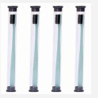 4 stuks/set tarwestro tandenborstel Soft-Bristle tandenborstel bamboe houtskool hoofd 18cm PVC behuizing draagbare verpakking reizen tandenborstel (gr - thumbnail