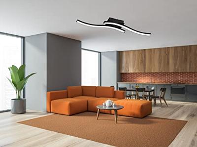 Trio Design plafondlampRoute 2-lichts zwart - R62472132