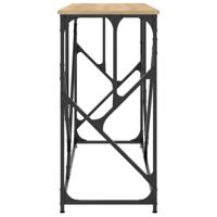 Wandtafel 100x40x80 cm bewerkt hout sonoma eikenkleurig - thumbnail