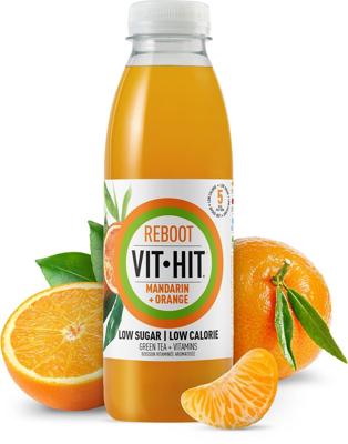 Vit Hit vitaminedrank Detox, flesje van 50 cl, pak van 12 stuks