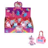 Pluche unicorn in draagtas - thumbnail