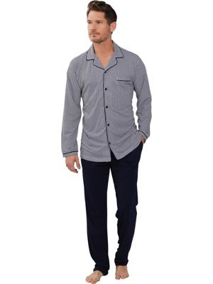 Duurzame heren doorknooppyjama Duurzame heren doorknooppyjama