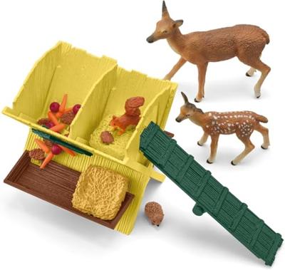 Schleich farm world de bosdieren voeren 42658 - thumbnail