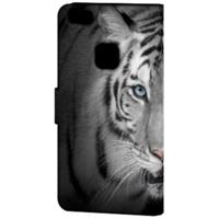 Huawei P10 Lite | Telefoonhoesje | Met pasjeshouder | Tijger - thumbnail
