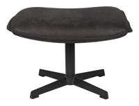 ZILT Hocker 'Belisama' Lederlook, kleur Antraciet - thumbnail