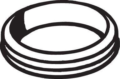 Pakking, uitlaatpijp 256950