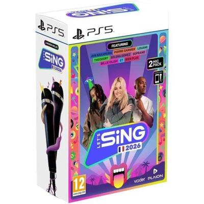 Let's Sing 2026 + 2 microfoons - PS5-game