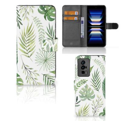 Xiaomi Poco F5 Pro Hoesje Leaves Xiaomi Poco F5 Pro Hoesje Leaves