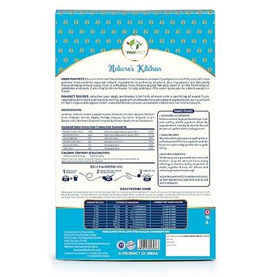 Pawfect freeze dried foods fish recipe