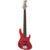 Sadowsky MetroExpress Modern Bass Morado 5-String Solid Candy Apple Red Metallic High Polish met gigbag