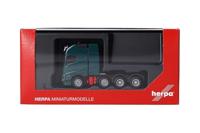 Herpa 317993 H0 Vrachtwagen Volvo FH 16 GL XL 2020 zware trekmachine, blauw groen - thumbnail