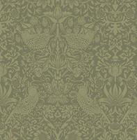 Dutch Wallcoverings British Heritage Vogel - Groen - thumbnail