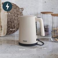 Princess Wave Waterkoker Aantal/Volume: 1.7 l Crème-wit - thumbnail