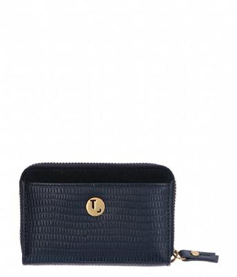 LouLou Essentiels SLB16XS Lazy Lizard black Dames portemonnee