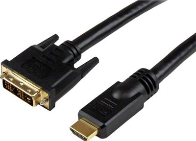 StarTech.com HDMI naar DVI-D kabel (10 m, HDMI/DVI-D adapterkabel (stekker/stekker) HDMI (19 pin) naar DVI-D (19 pin) videokabel)