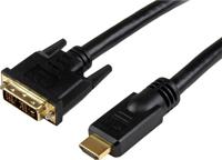 StarTech.com HDMI naar DVI-D kabel (10 m, HDMI/DVI-D adapterkabel (stekker/stekker) HDMI (19 pin) naar DVI-D (19 pin) videokabel) - thumbnail