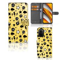 Telefoonhoesje met Naam Poco F3 | Xiaomi Mi 11i Punk Geel - thumbnail