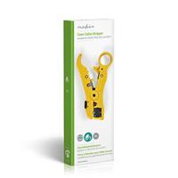 Nedis CSGG49520YE Coaxkabelstripper Rg59 - Rg6 - Rg7 - Rg11 - thumbnail