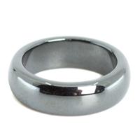 Edelstenen Ring Hematiet (6 mm - Maat 15) - thumbnail
