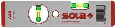 Sola Alu blokwaterpas AZB20, 20cm 2 libellen 0,50mm/m zilver - 01010101 - 01010101