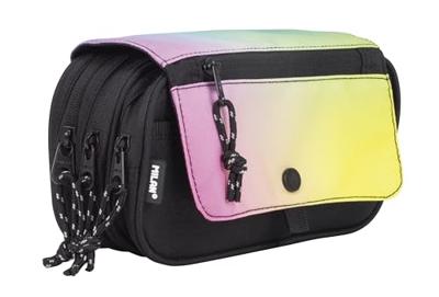 Schoolpennenzak Milan Sunset Zwart 13 x 24 x 10 cm