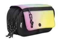 Schoolpennenzak Milan Sunset Zwart 13 x 24 x 10 cm - thumbnail