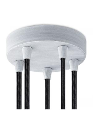 Light depot - plafondkap metaal 5 lichts - beton - Outlet Light depot - plafondkap metaal 5 lichts - beton - Outlet