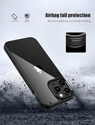 JT Berlin Pankow Hybrid Backcover Apple iPhone 15 Pro Zwart, Transparant JT Berlin Pankow Hybrid Backcover Apple iPhone 15 Pro Zwart, Transparant