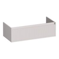 Brauer Hope Wavy - Onderkast - 100 cm - met 1 Softclose Lade Greeploos en 1 Sifon Uitsparing - Mat Zand - thumbnail